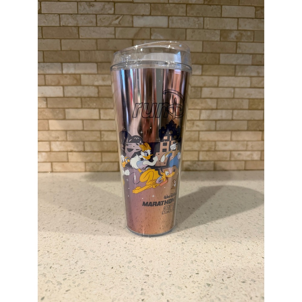 Disney Parks runDisney WDW 20th Anniversary Marathon Travel Tumbler